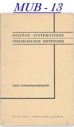 MUB -13 - Solfege lessen ivoor Sopraan stem, Muziek en Instrumenten, Ophalen of Verzenden, Gebruikt, Artiest of Componist, Populair