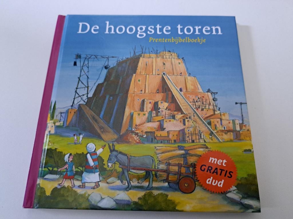 De hoogste toren - Prentenbijbelboekje, Boeken, Kinderboeken | Jeugd | onder 10 jaar, Zo goed als nieuw, Fictie algemeen, Ophalen of Verzenden