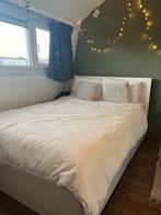 Ikea Malm bed wit 140x200 cm, Huis en Inrichting, Slaapkamer | Bedden, Wit, Zo goed als nieuw, Ophalen