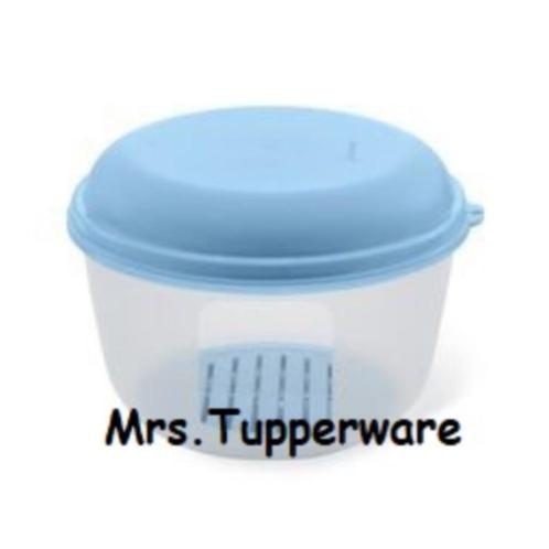 Tupperware Ruimtebol wit/blauw Nieuw, Huis en Inrichting, Keuken | Tupperware, Nieuw, Bak of Kom, Blauw, Wit, Ophalen of Verzenden