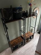 Kapstok met schoenenkast, Huis en Inrichting, Woonaccessoires | Kapstokken, Ophalen, Zo goed als nieuw, Hout, Wandkapstok