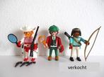playmobil detectieve 4501 boogschutter 4527 coyboy 4525, Ophalen of Verzenden, Zo goed als nieuw, Complete set