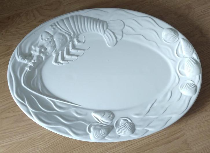 vis serveerschaal Majolica, , volgnr 37, Huis en Inrichting, Keuken | Servies, Nieuw, Schaal of Schalen, Overige stijlen, Aardewerk