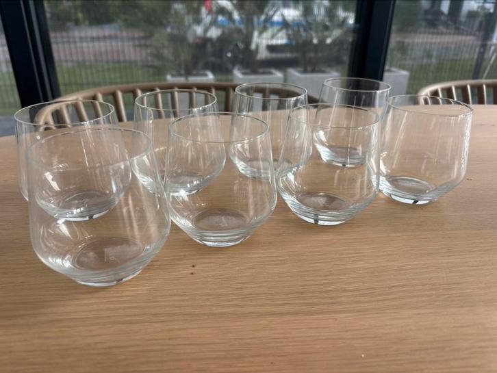 8 waterglazen vivo glazen, Verzamelen, Glas en Borrelglaasjes, Zo goed als nieuw, Ophalen of Verzenden