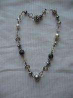 Ketting Glanzend Kralen Schakel en Strass Magneetsluiting, Overige materialen, Overige kleuren, Ophalen of Verzenden, Zo goed als nieuw