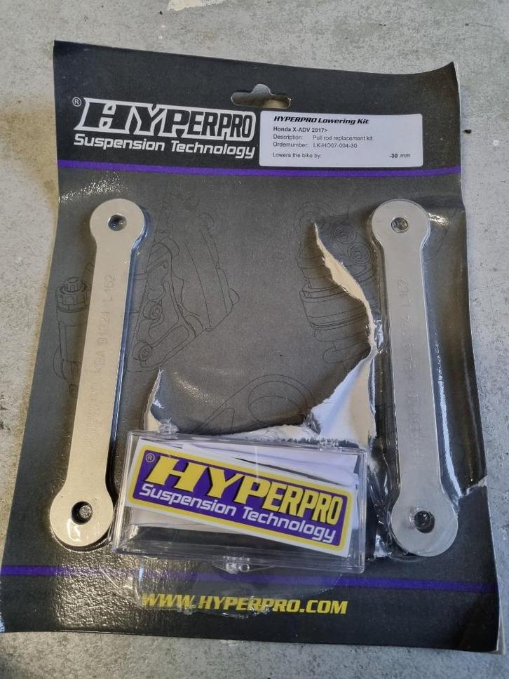 Nieuwe Hyper-Pro verlagingsset Honda X-adv 2017> 30 mm, Motoren, Onderdelen | Honda, Nieuw, Ophalen