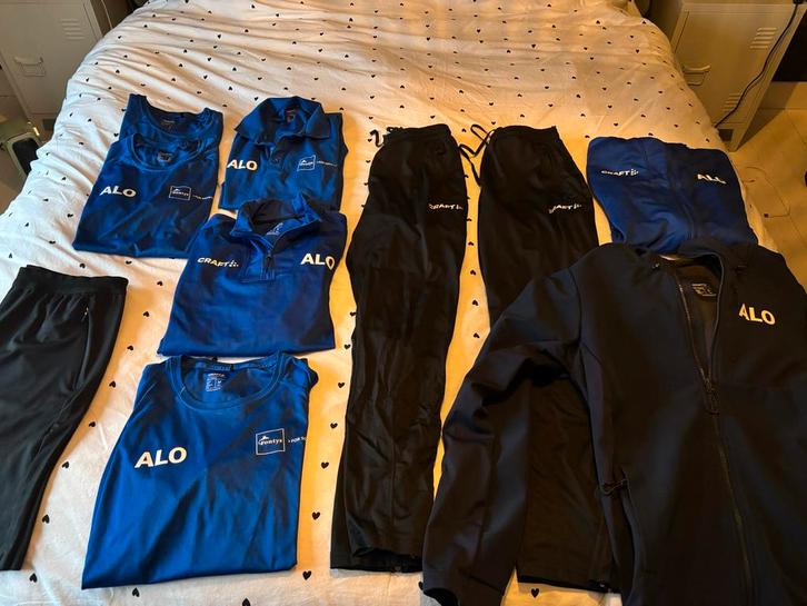 Sportkleding Set - Craft & Fontys ALO, Kleding | Heren, Sportkleding, Zo goed als nieuw, Fitness, Maat 46 (S) of kleiner, Blauw