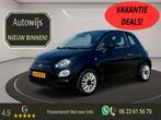 Fiat 500 0.9 TwinAir Turbo Popstar|AUTOMAAT|DAB+|NL AUTO|Fac, Auto's, Stof, Gebruikt, Zwart, Origineel Nederlands