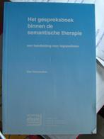 Het gespreksboek binnen de Semantische Therapie, Ophalen of Verzenden, Zo goed als nieuw, HBO