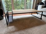 Montel design salontafel 130x70x35 cm, 100 tot 150 cm, Zo goed als nieuw, Rechthoekig, Modern, industrieel, strak, design