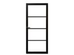 Staallookdeur | industrieel | helder glas | NIEUW!, Doe-het-zelf en Verbouw, Deuren en Horren, Nieuw, Schuifdeur, 80 tot 100 cm