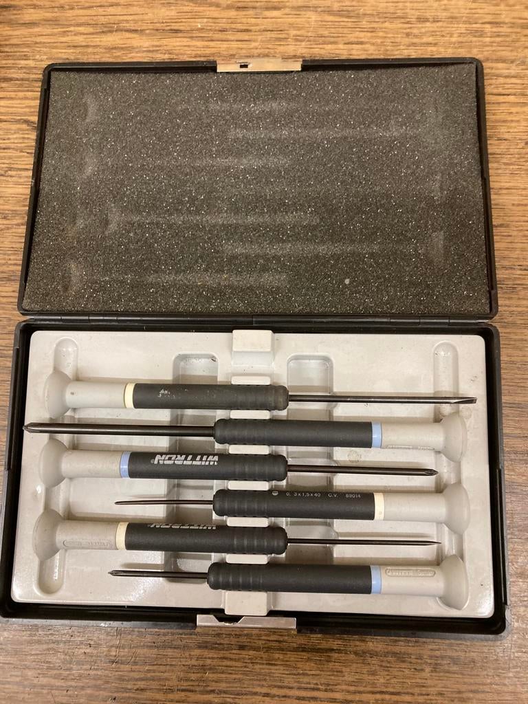 Wittron precisie schroevendraaierset in koffer, Ophalen of Verzenden, Zo goed als nieuw