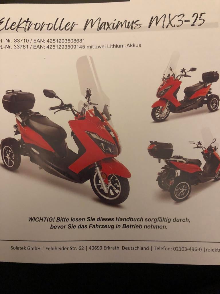 Scootmobiel sportief model, Ophalen, Overige merken