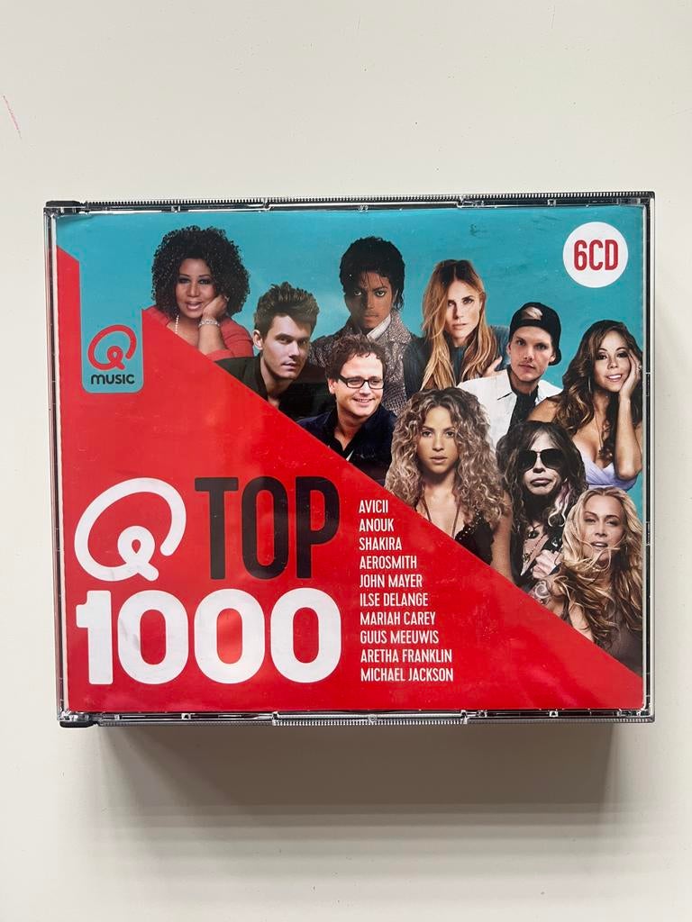 Qmusic Top 1000 - 6CD Boxset met diverse artiesten, Ophalen of Verzenden, Nieuw in verpakking, Pop, Boxset