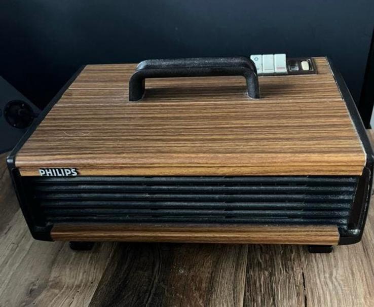 Retro vintage Philips draagbare heather / ventilator, Ophalen of Verzenden, Zo goed als nieuw, Overige