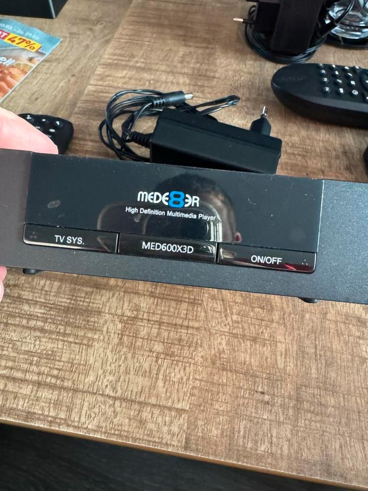 Mede8er MED600X3D High Definition Mediaplayer, Audio, Tv en Foto, Mediaspelers, Gebruikt, Zonder harde schijf, HDMI, Ophalen of Verzenden
