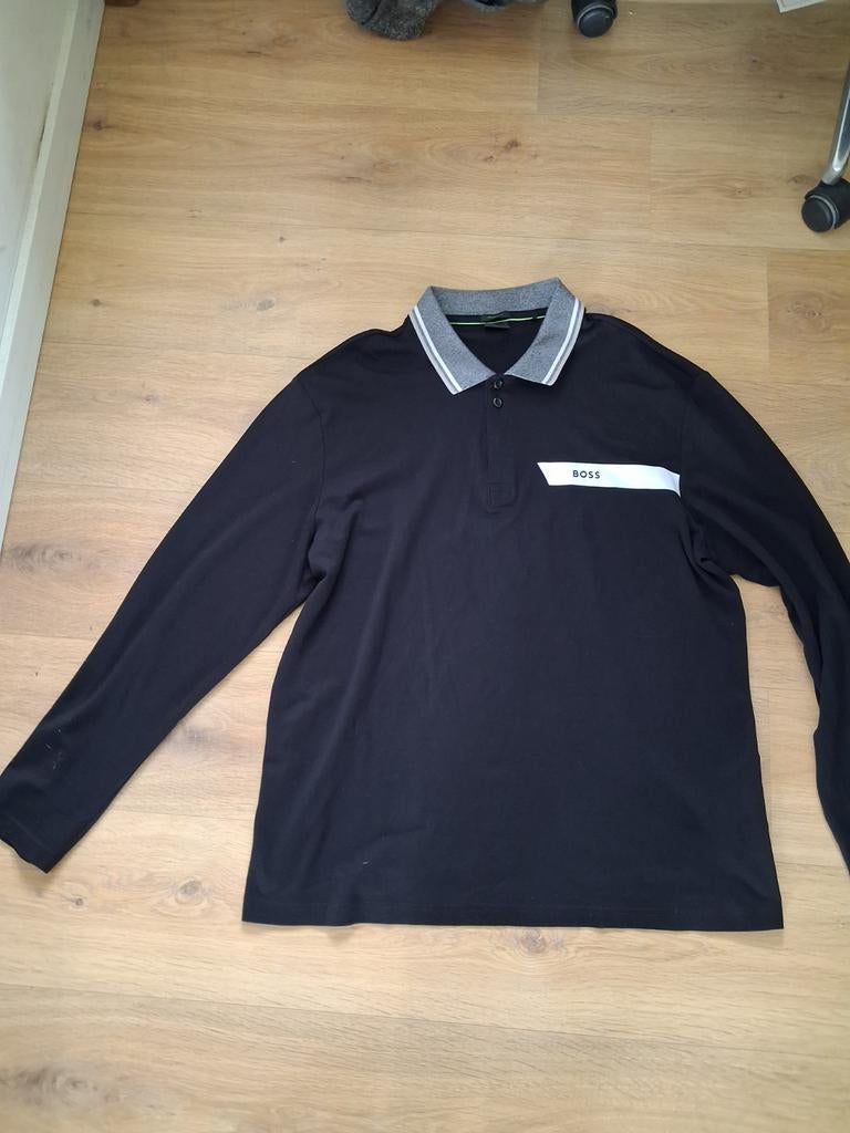 Hugo Boss Polo Zwart Maat XXL - Stijlvol en Comfortabel, Kleding | Heren, Polo's, Zwart, Overige maten, Ophalen of Verzenden, Zo goed als nieuw