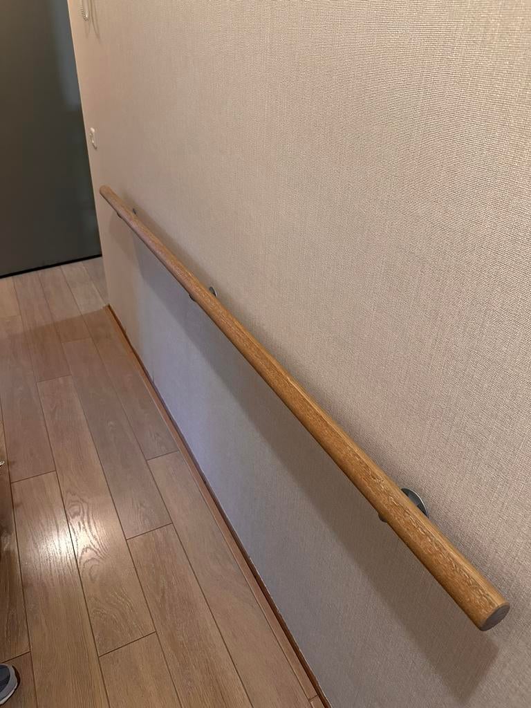 Trapleuning leuning lengte 2.21 (2meter 21cm), Ophalen, Zo goed als nieuw