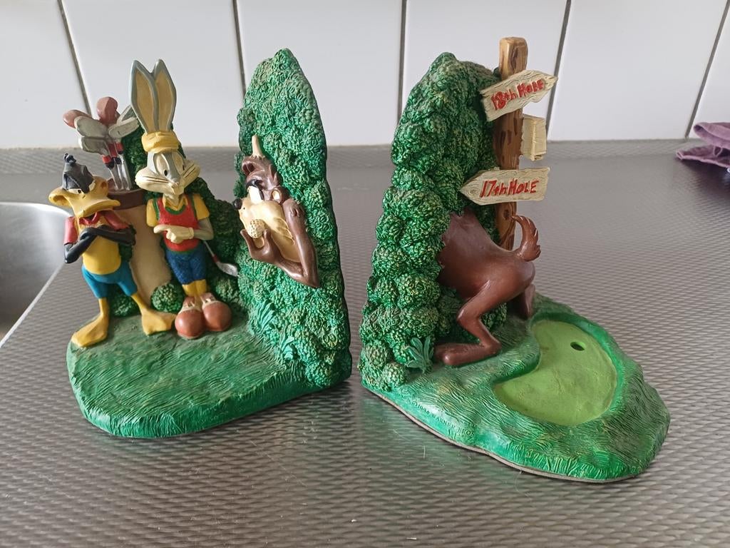 Zeldzame  boekensteun Bugs bunny 1, Verzamelen, Stripfiguren, Ophalen of Verzenden, Beeldje of Figuurtje
