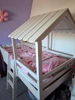 Middelhoge hoogslaper met dakje, 208x110 cm, Ophalen, Gebruikt, Hoogslaper