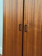 Vintage simpla lux legkast teak hout metaal jaren 50/60/70, Huis en Inrichting, Kasten | Wandmeubels, Ophalen, Met plank(en), Gebruikt