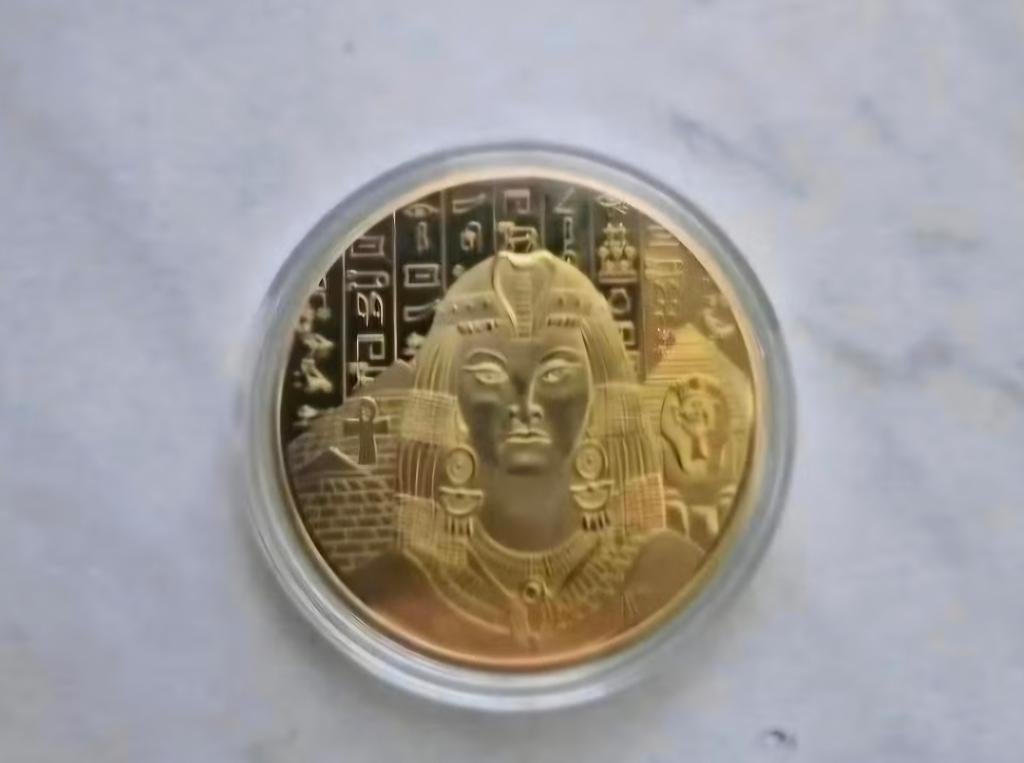 Egypte Cleopatra coin / munt., Ophalen of Verzenden, Koning Willem III, 10 gulden