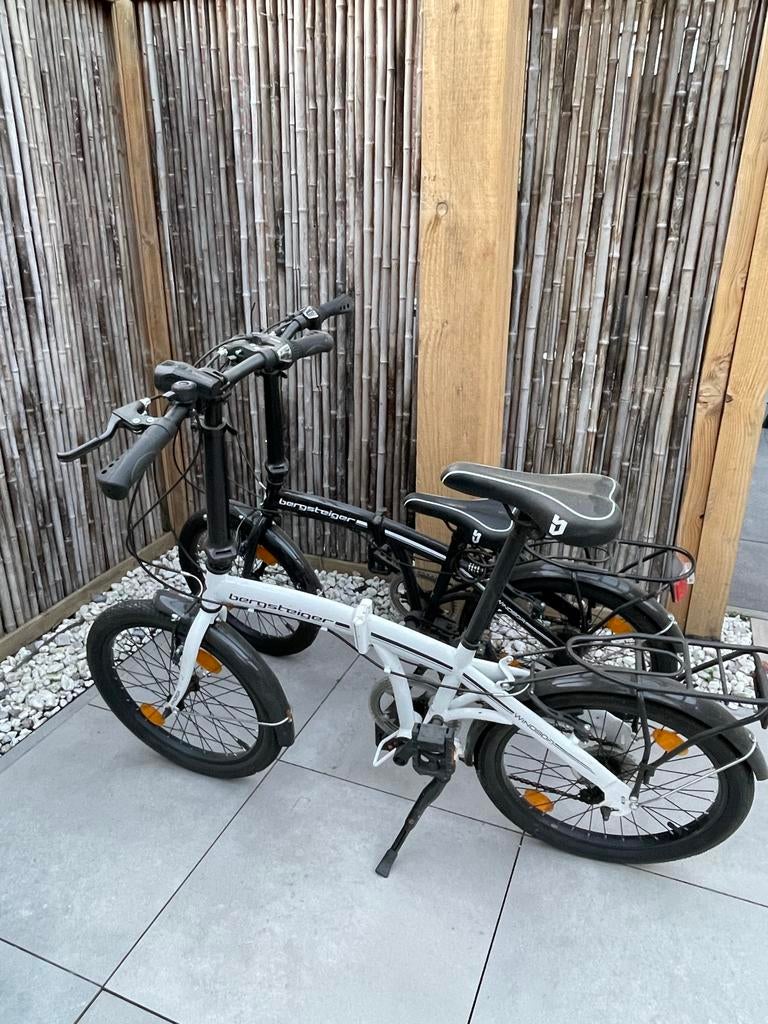 Bergsteiger Vouwfietsen - Wit en Zwart (2 stuks), Fietsen en Brommers, Fietsen | Vouwfietsen, Overige merken, 20 inch of meer