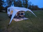 Complete lichtgewicht Beyerland 350-2 met prachtige luifel, Caravans en Kamperen, Caravans, Vast bed, Standaardzit, Luifel, Tot en met 2