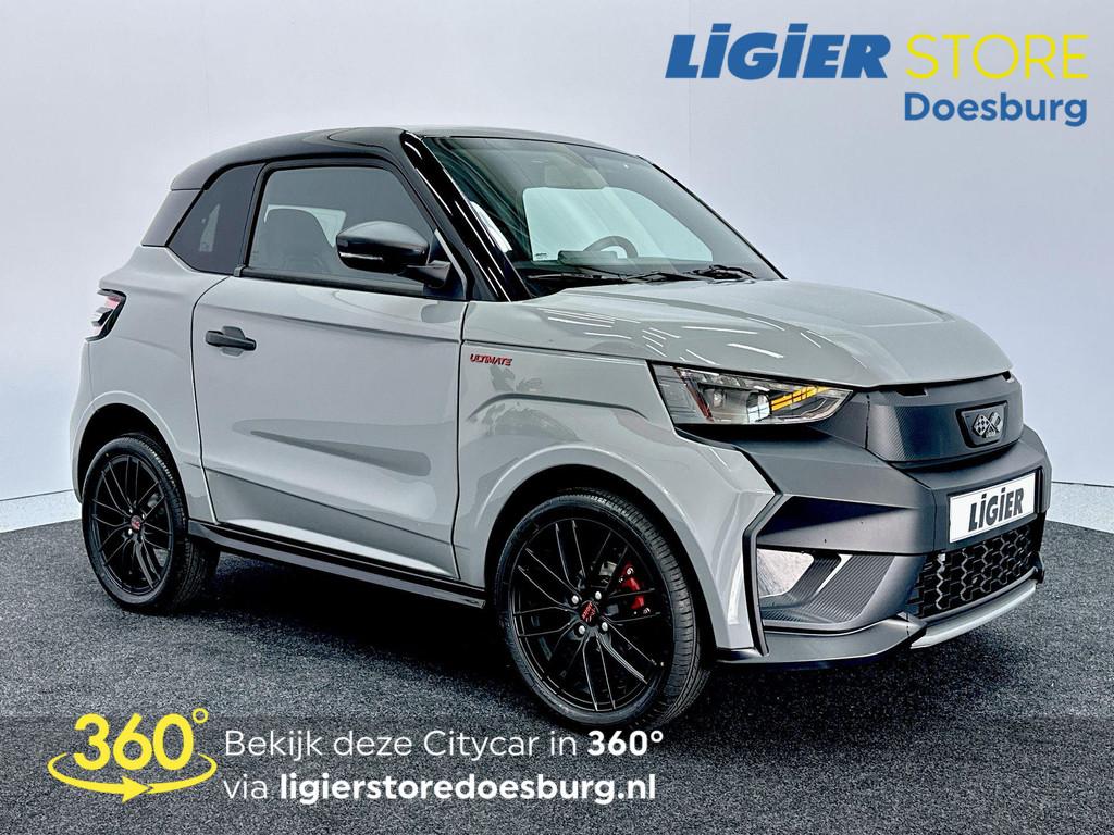 Ligier JS50 Ultimate Asfalt Grijs (12 kWh) Asfalt Grijs met