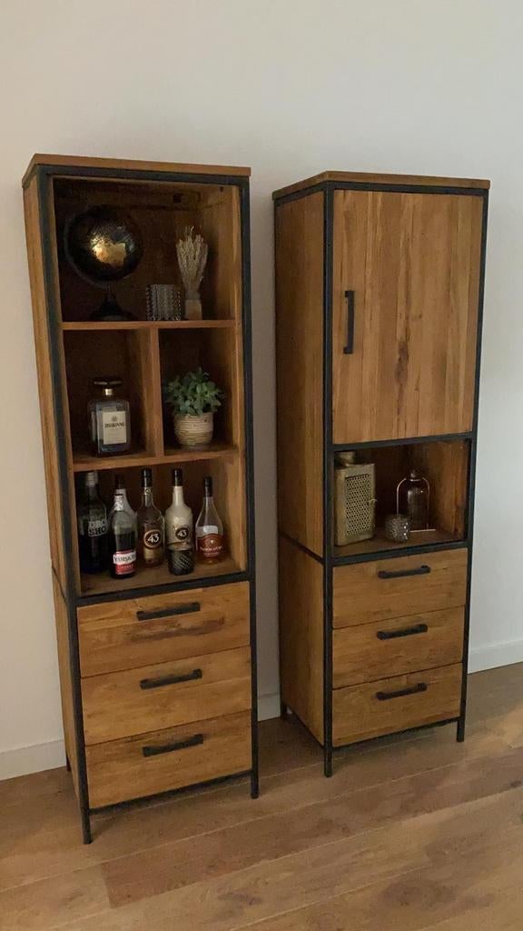 2x Pronto Romaro Kasten - Hoogte 190, Breedte 55, Diepte 40, Ophalen of Verzenden