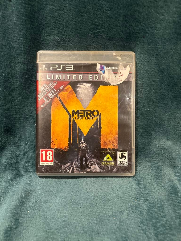 Metro Last Light Limited Edition PS3, Gebruikt, Vanaf 18 jaar, Shooter, 1 speler