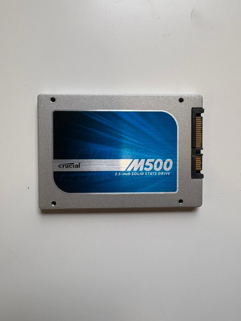 SSD Crucial M500 120GB 2,5 inch, Computers en Software, Harde schijven, Intern, Gebruikt, -, Crucial
