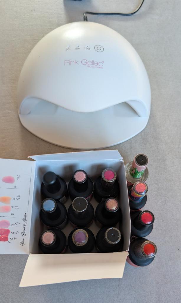 Pink Gellac UV-lamp met nagellak, Sieraden, Tassen en Uiterlijk, Uiterlijk | Cosmetica en Make-up, Handen en Nagels, Ophalen