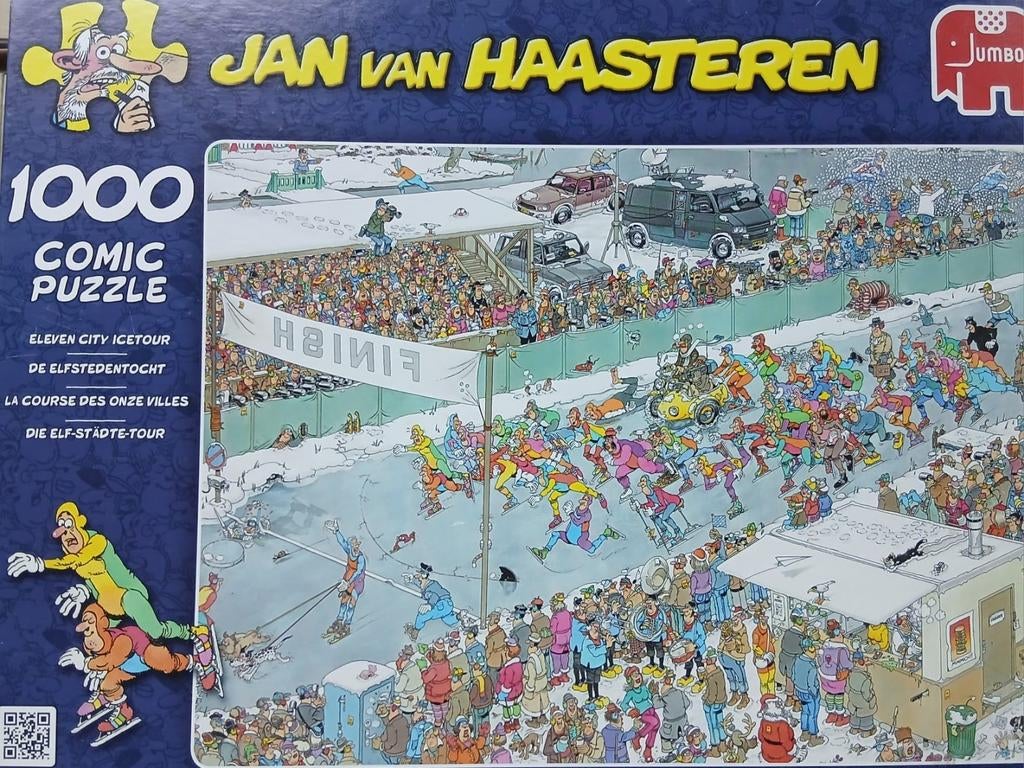 Jan van Haasteren Puzzels - 1000 en 1500 stukjes, Ophalen of Verzenden, 500 t/m 1500 stukjes, Zo goed als nieuw, Legpuzzel