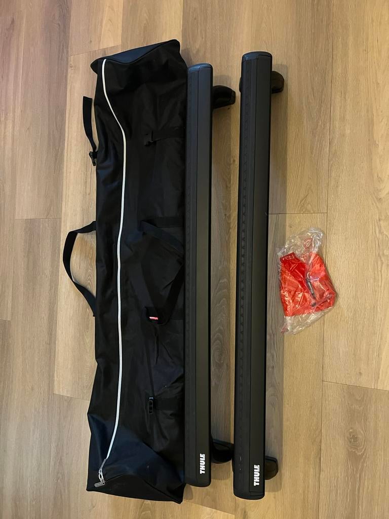 Nieuwstaat Black Thule dakdragers | W205 Mercedes C inl TAS, Auto diversen, Dakdragers, Ophalen, Zo goed als nieuw