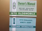 1970 Oldsmobile Ninety-eight & Delta owner's manual, Engels, Ophalen of Verzenden