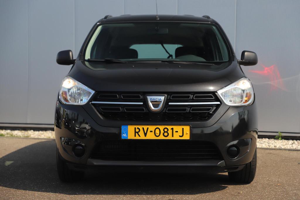 Dacia Lodgy 1.2 TCe Ambiance 7p. Airco Radio Bluetooth Elekt, Voorwielaandrijving, Elektrische ramen, Stof, Gebruikt