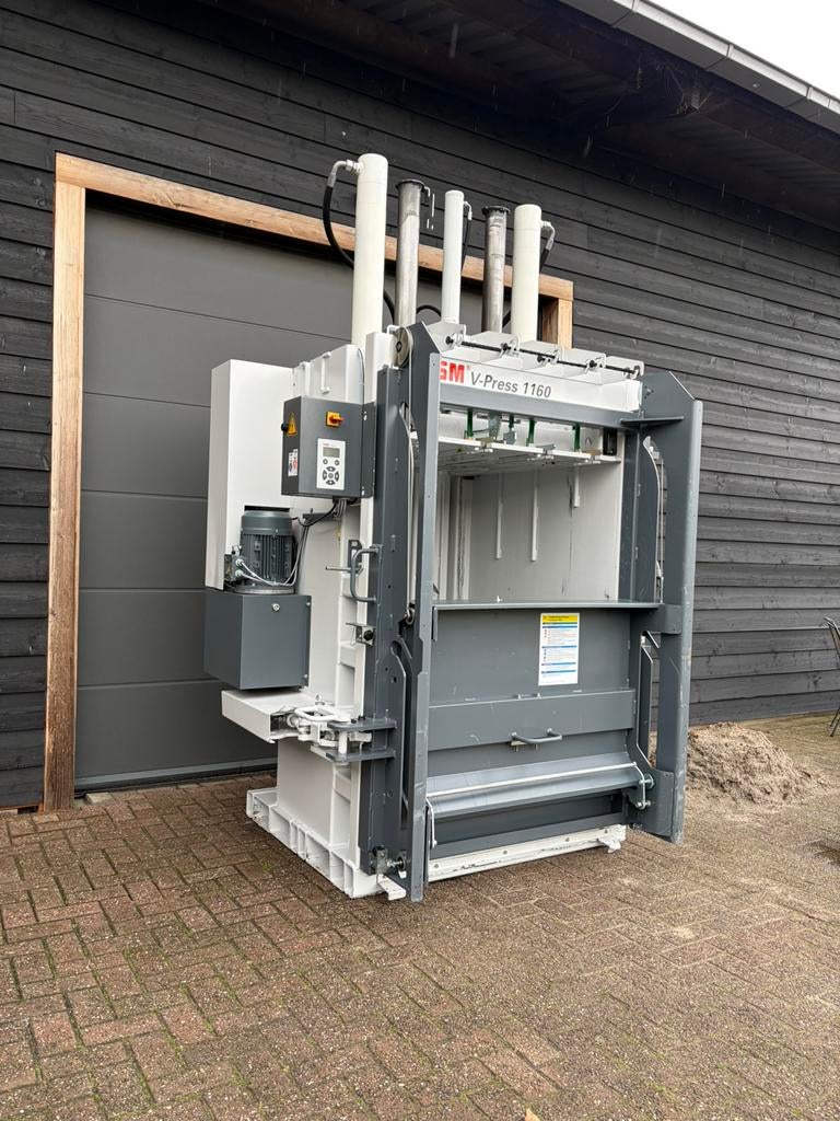 HSM V-Press 1160 MAX | 60 ton | Balenpers | Papierpers, Doe-het-zelf en Verbouw, Ophalen of Verzenden, Zo goed als nieuw