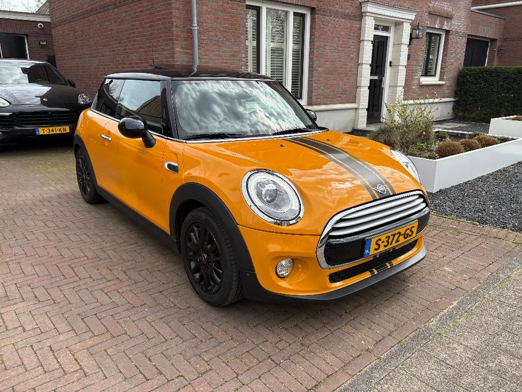 Mini Cooper 1.5 136 pk Orange Pano Clima Cruise Navi etc., Voorwielaandrijving, 136 pk, Zwart, Overige kleuren