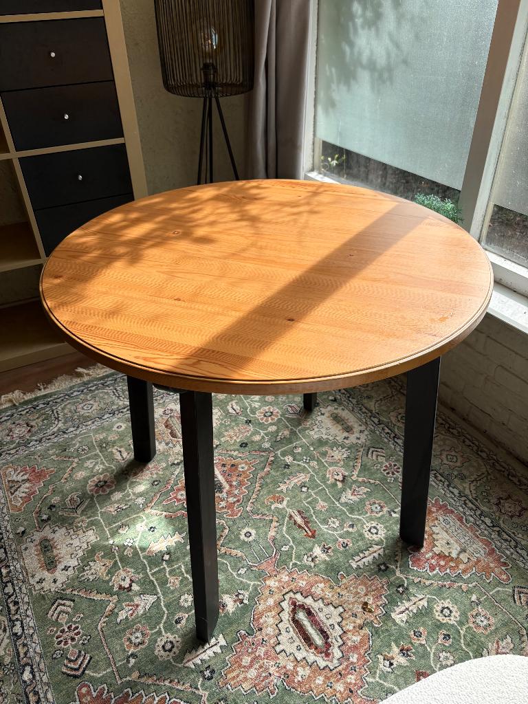 Ronde tafel, Huis en Inrichting, Tafels | Salontafels, Ophalen, Gebruikt, 50 tot 100 cm, Rond