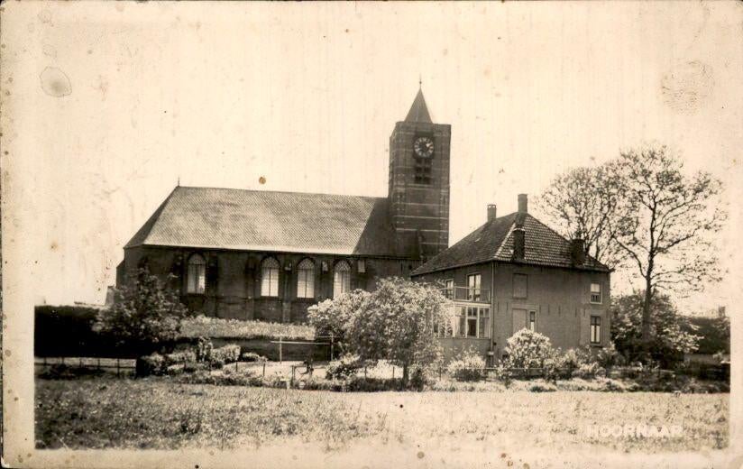 Hoornaar - Kerk, Verzamelen, Ansichtkaarten | Nederland, Ophalen of Verzenden, 1920 tot 1940, Gelopen, Zuid-Holland