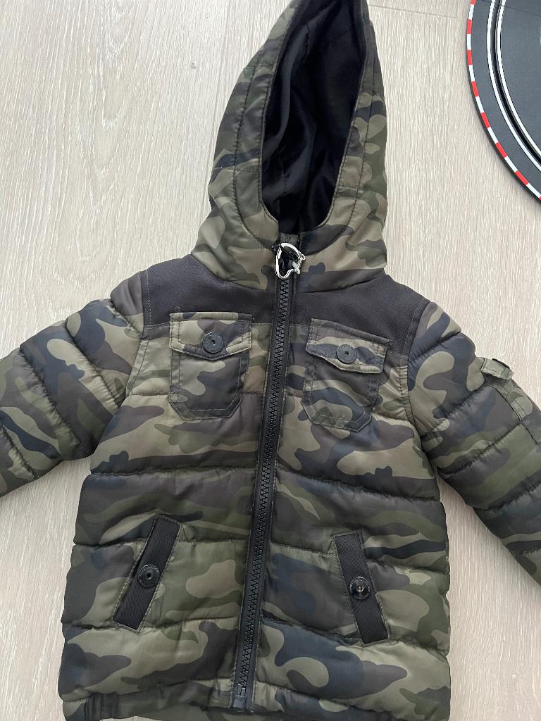 Leger winterjas jongen maat 86/92, Kinderen en Baby's, Ophalen of Verzenden, Gebruikt, Jongen, Jas