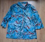 Blouse 3XL Top Blauw met Print ZGAN, Kleding | Dames, Grote Maten, Blauw, Blouse of Tuniek, Ophalen of Verzenden, Onbekend