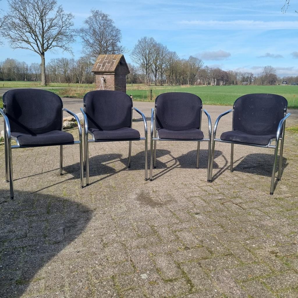 Vergaderstoelen 4 stuks, Huis en Inrichting, Stoelen, Ophalen