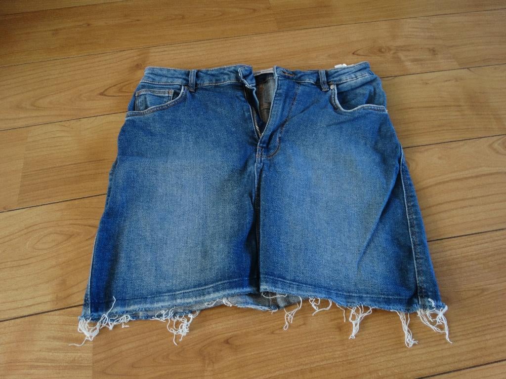 hele nette zara spijkerokje maat l, Ophalen of Verzenden, Zo goed als nieuw, Blauw, Boven de knie