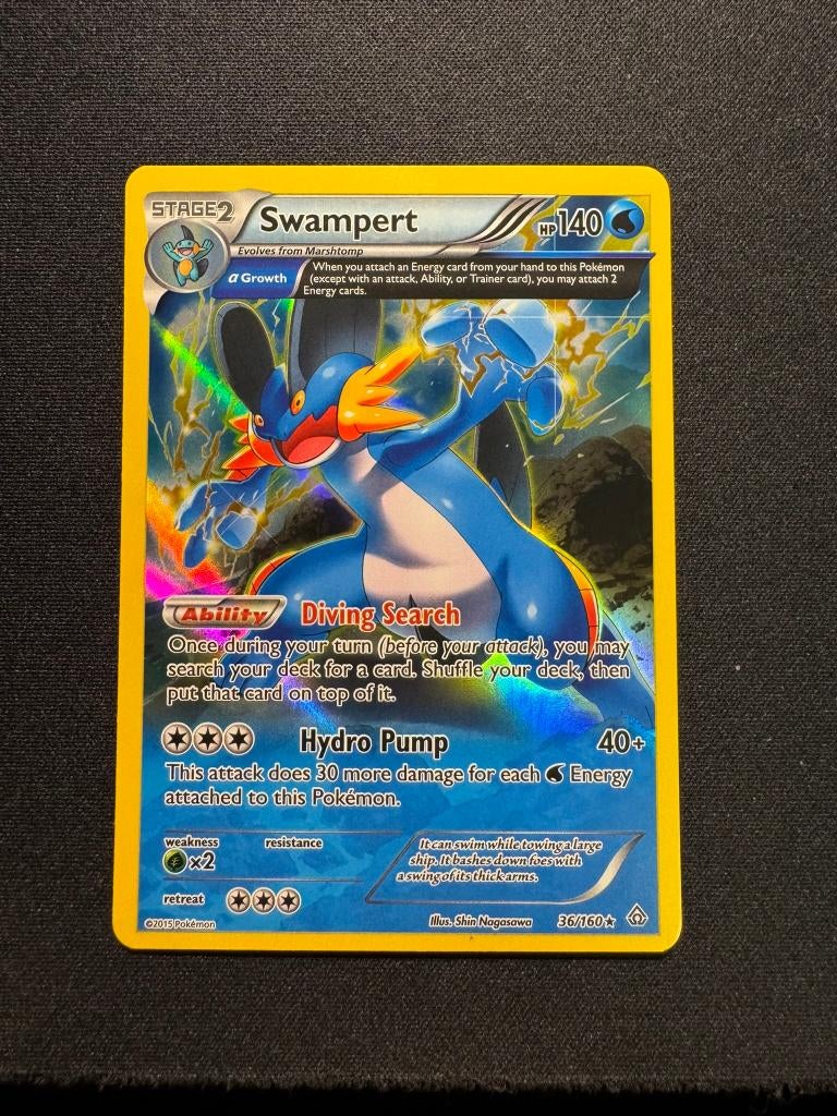 Swampert 36/160 - Primal Clash, Ophalen of Verzenden, Nieuw, Losse kaart