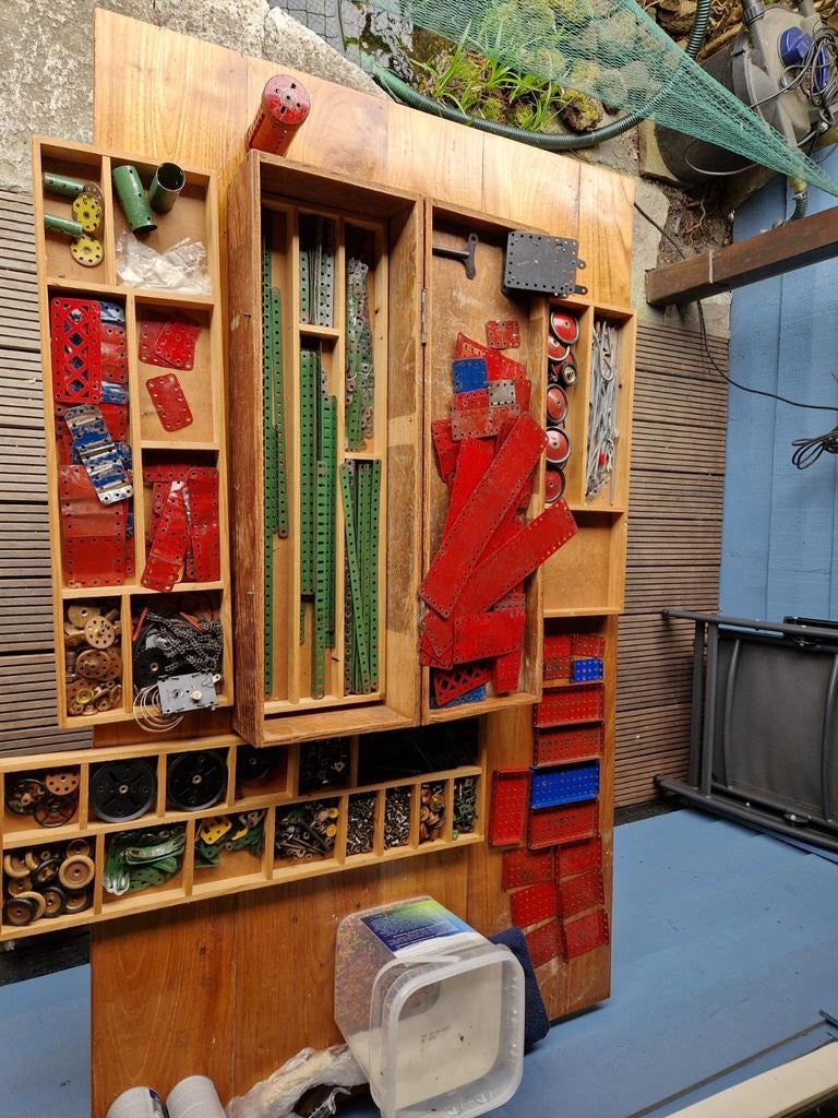 Meccano speelgoed bouwdoos zeer uitgebreid vintage, Ophalen of Verzenden