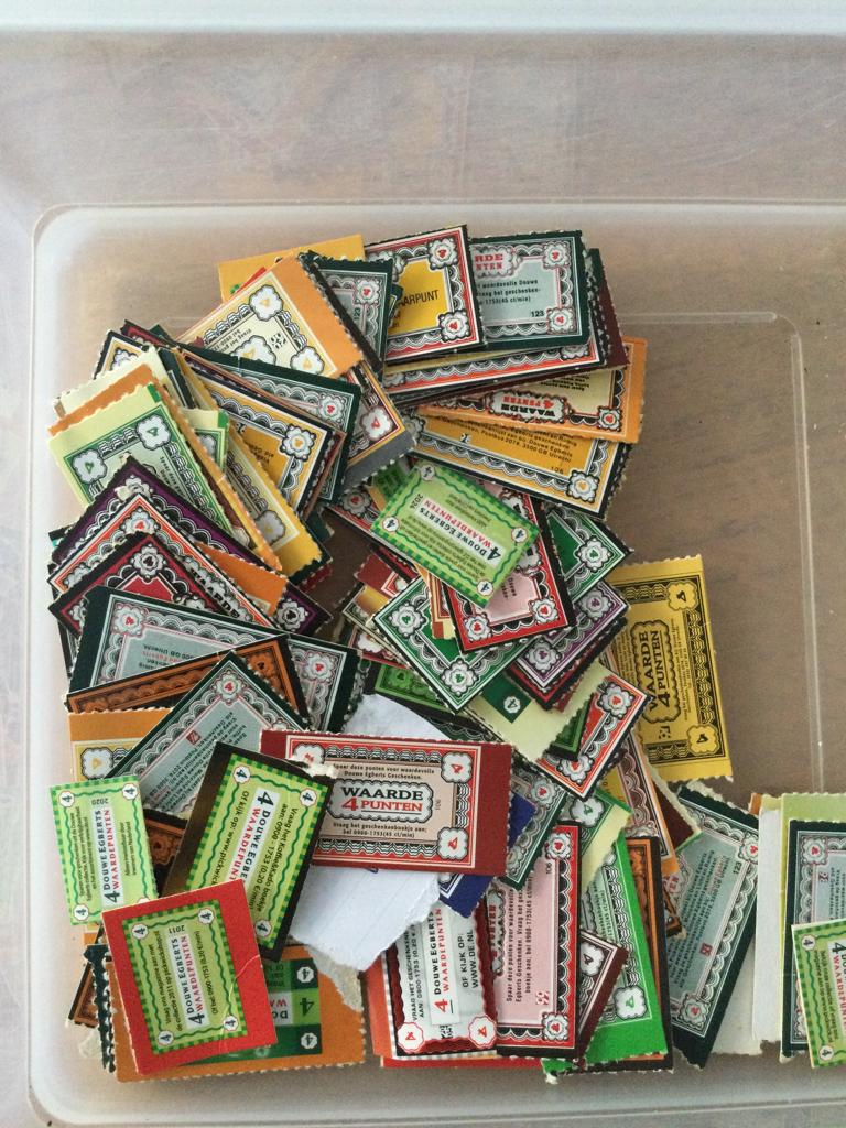 GEZOCHT Douwe Egberts punten, Ophalen of Verzenden, Koffie of Thee, Zegels, Bonnen of Punten