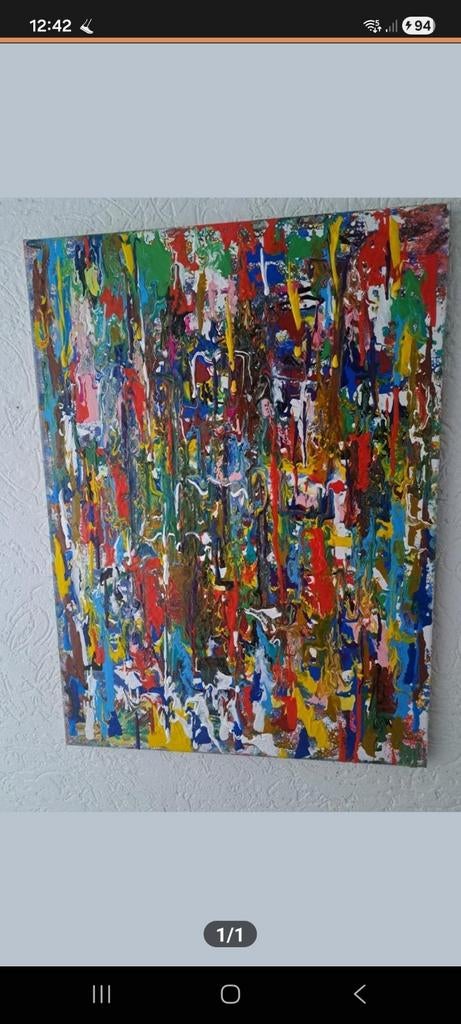 Leuke  abstract Schilderijen  per stuk tekoop, Ophalen of Verzenden
