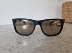 Ray-ban Justin zonnebril - Made in Italy, Gebruikt, Zonnebril, Zwart, Ophalen of Verzenden